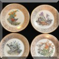 P25. 7 Lenox Limited Edition of Boehm bird plates - Eastern Phoebe, Mockingbird, golden Crowned Kinglets, Robins, Blue Warbler, American Red Start, Meadowlark - $$15 each 